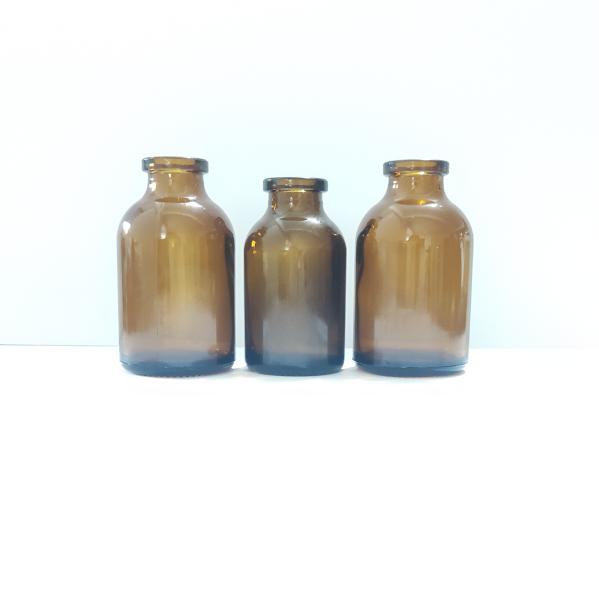 Farmacêuticos 30 mm frascos de vidro para injecção de ambarro USP TIPO II, III