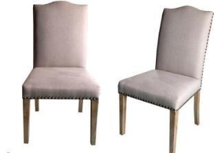 Custom Oak Wood Furniture Dining Room Chairs For Restaurant , French Style