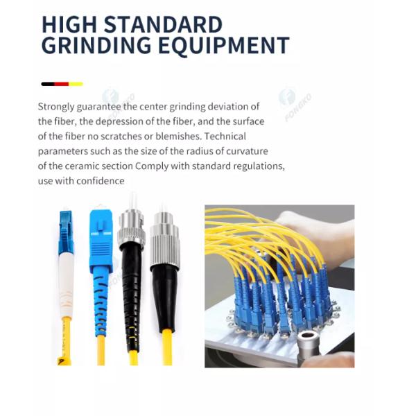 гибкий провод 0.3dB оптический Ftth, прыгун стекловолокна M3 Lc-Lc