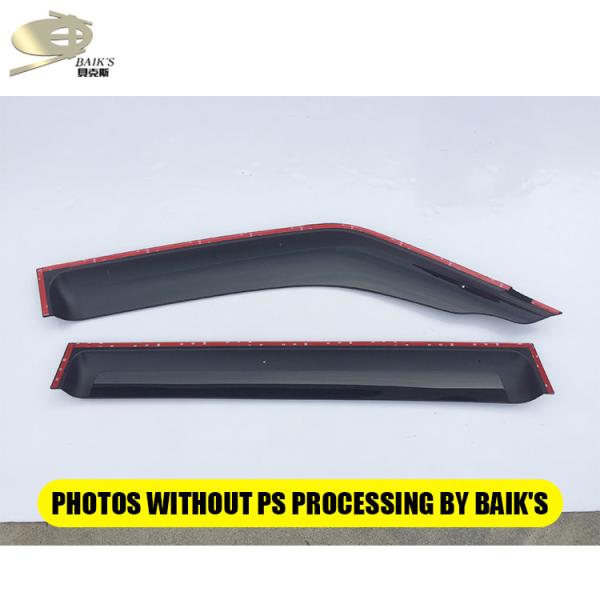 PMMA Auto Vent Shades Dark Auto Window Rain Guards 2007-2020 For Mitsubishi Pajero V97