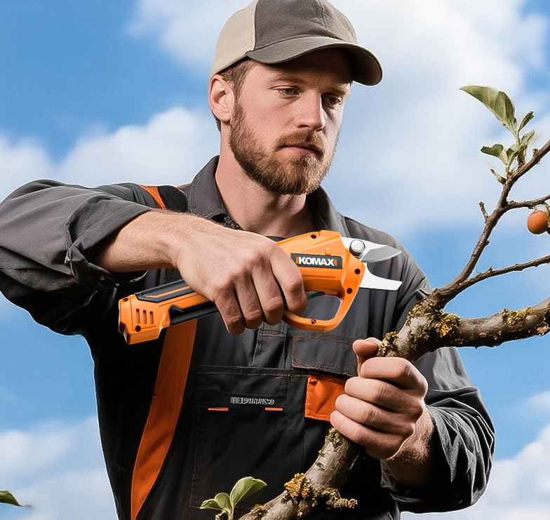 Electric Lopper & Branch Cutter, Cordless Power Pruner for Thick Branches, Charging Garden Tool for Orchard
