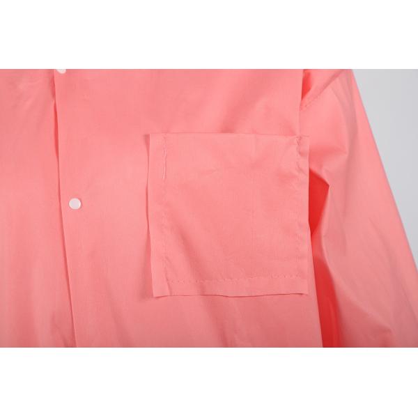 S&J Pink Lab Jacket Fluid Resistant Lab Coat With Cuffed Sleeves Oil Resistant