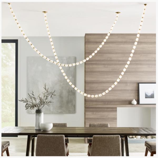 Modern Custom Chandelier With Brass Glass , Modern Crystal Chandelier