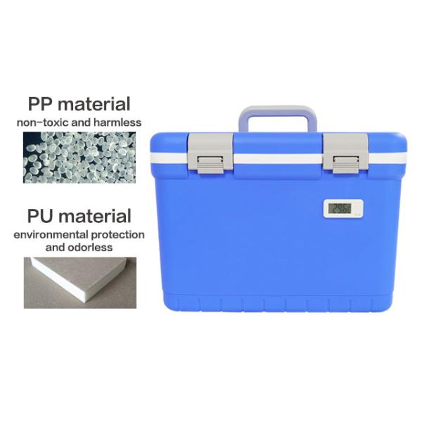 Cold Chain Storage And Tranpotation Medical Cooler Box CE Certified Insulation For Medical Sample And Vaccine Transport