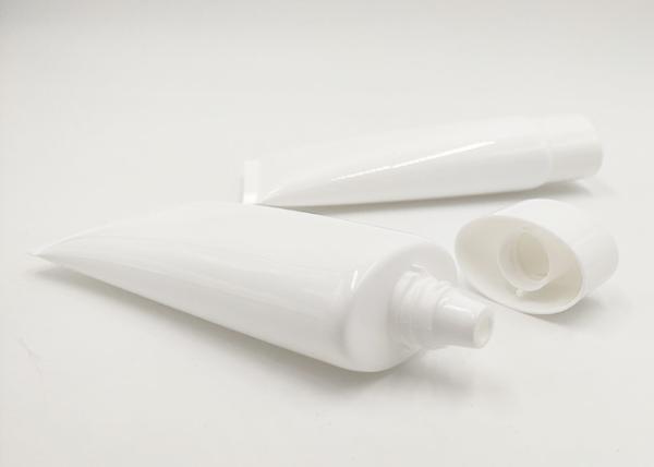 50ml 100ml Capacity PE Facial Washing Cosmetic Packaging Tube With Sliver Cap
