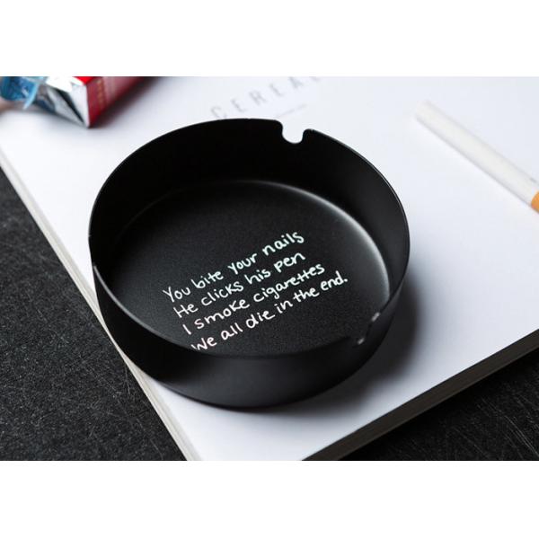 Creative Daily Household Products Round Stainless Steel Cigar Ashtray