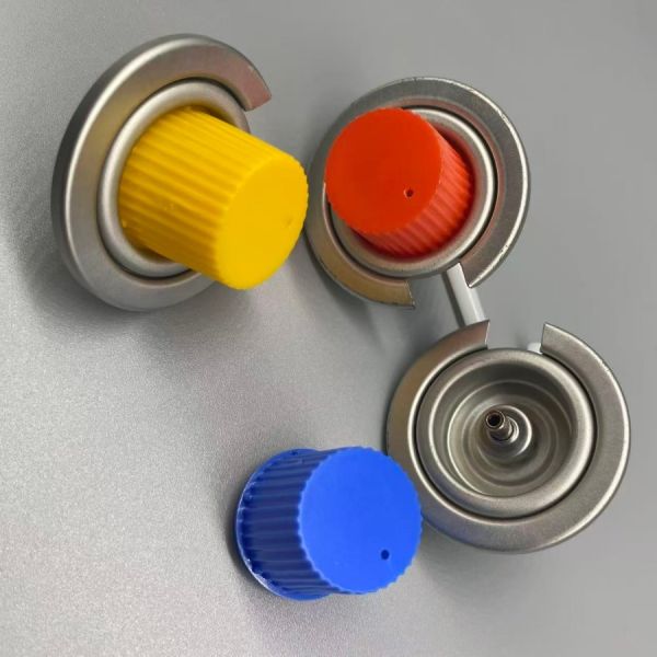 1-Inch Outdoor Cooking Stove Valve with Red Safety Cover