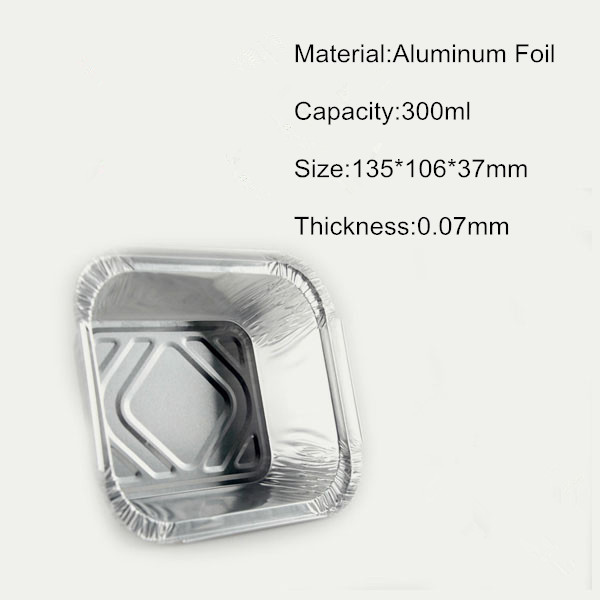 Household Microwavable Foil Containers / Aluminum Foil Dish 50mic - 100mic