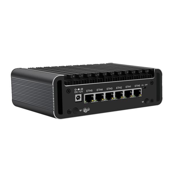Zynshield Firewall Intel N100 Ubuntu Linux Ros 6*2.5g Rj45 Ethernet Ports