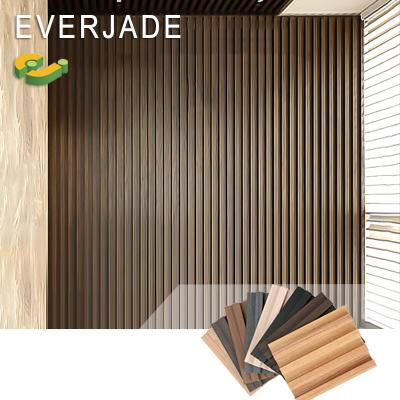 Painéis de parede de PVC WPC impermeáveis em cores personalizadas para interiores e exteriores