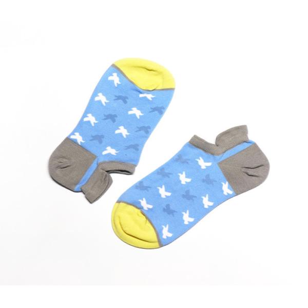 Anti Odor Sweat Absorption Ankle Socks Anti Skid With Embroidery Logo