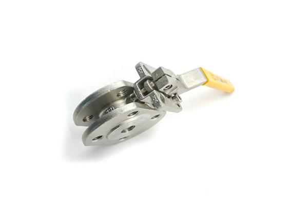 Oil / Air Pipe Stainless Steel Valves One Piece Ball Valve BSPT Threaded End