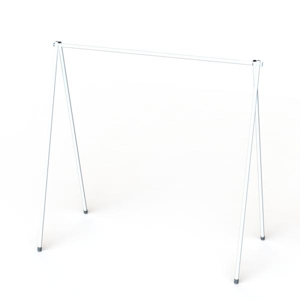 Economical and Practical Folded Garments Metal Clothing Display Rack