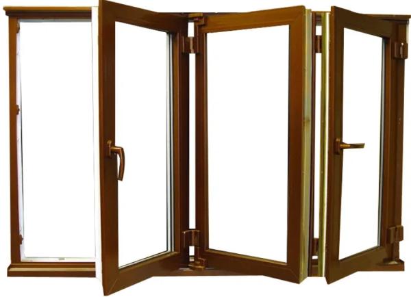 Exterior Facade Aluminum Alloy Glass Folding Bifold Windows And Doors Exposed Frame