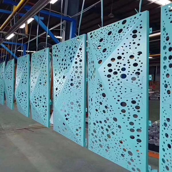 Material de perfis de alumínio para parede de cortina Fluorocarbonos Gravação de chapa de alumínio