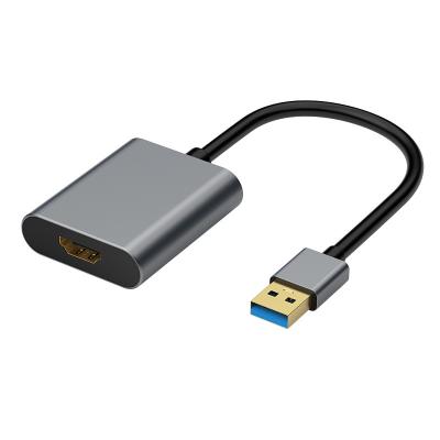 Résolution vidéo 1080p Station d'accueil graphique externe USB 3.0 pour USB-A/M vers HDMI/F