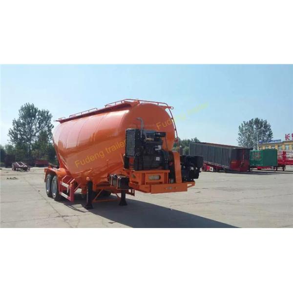 W Shape Bulk Cement Truck BPW Axles Pulverized Fly Ash Coal Ash Powder Tank