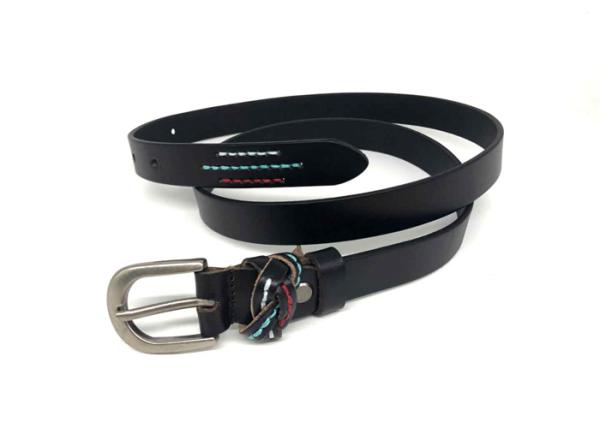 23mm Width Casual Jeans Women Genuine Leather Belt