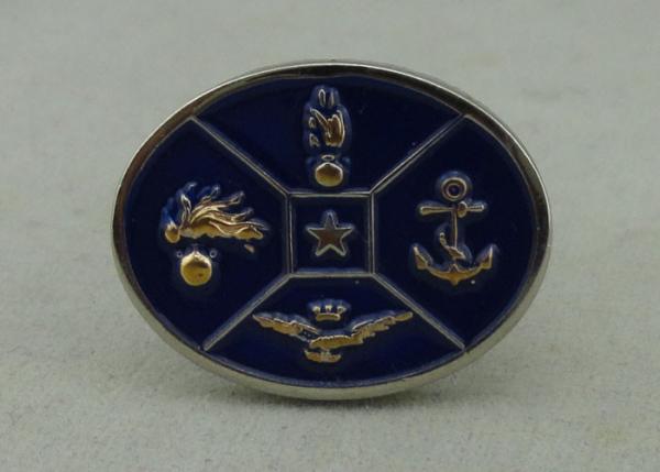 3D Double Plating Custom Tie Bars Cufflink 20 mm With Soft Enamel