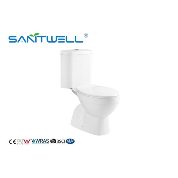 S Trap Close Coupled Toilet Ceramic Floor Standing 620 * 370 * 780mm