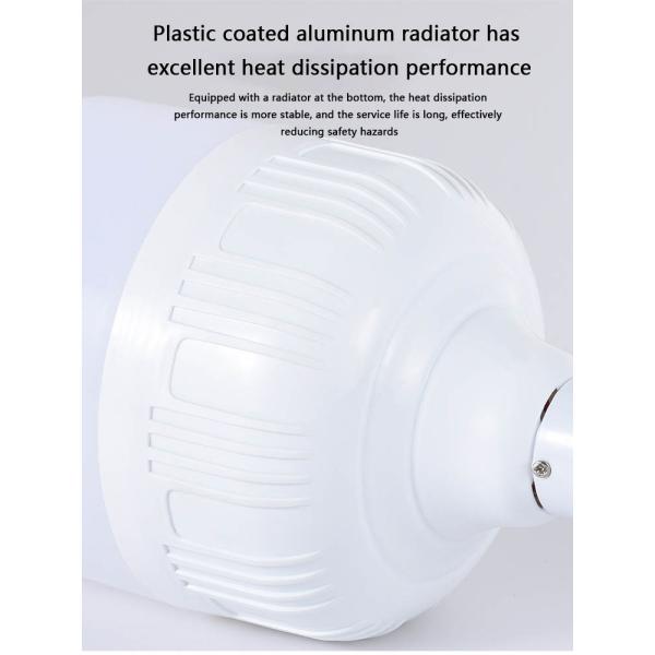 150lm/w ABS Material Waterproof USB Rechargeable LED Solar Emergency Bulb for Night Market Stall