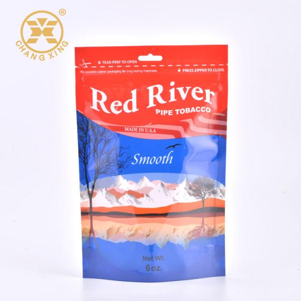 Malote de empacotamento imprimindo feito sob encomenda do cigarro vazio com zíper