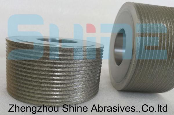 Reverse Plated Dressers Diamond Form Rollers 120mm For Grinding Wheels