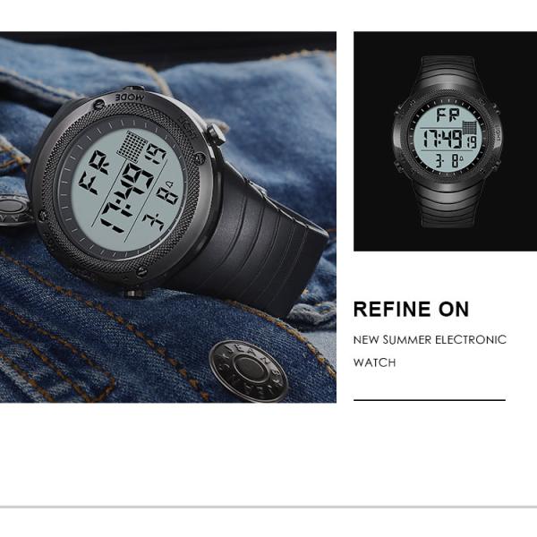 Цифровых часов LCD спорта шатона люди цифровых часов переменчивых водоустойчивые