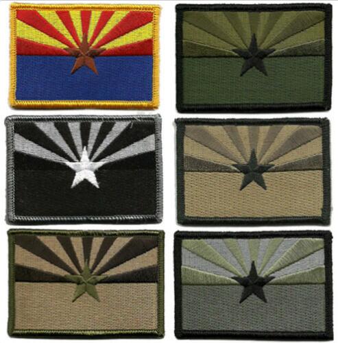 Twill Fabric USA American Flag Patch Merrow Border 2x3 Hook And Loop Patch
