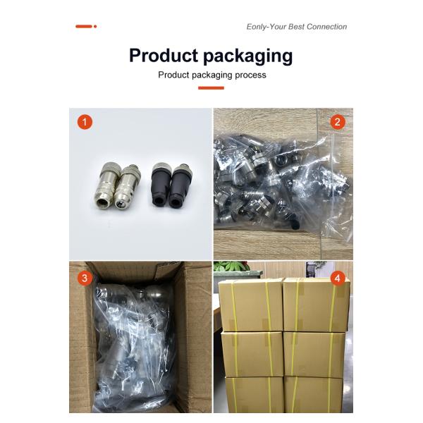 Коннектор M12 с водянистыми 8-контактными формованными розетками