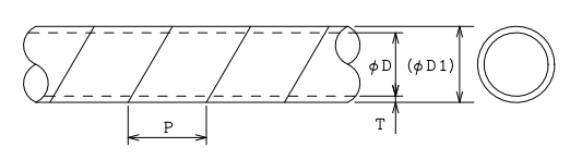 Tubo de enrollamiento de nylon -40 ~ 125 °C Nylon 66 blanco y negro