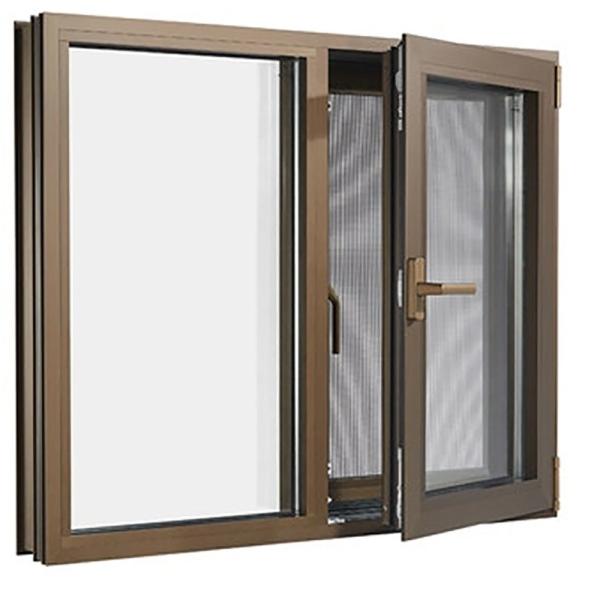 Fenêtres à double vitrage en alliage d'aluminium personnalisées pour l'isolation acoustique