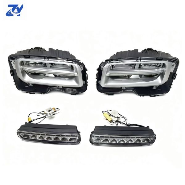 For Rolls-Royce Phantom 6th Generation Upgraded to Type 7 Fiberglass Car Front Bumper Fender Headlight Body Kit
