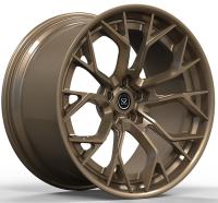 De bronze a liga 6061-T 6 de alumínio 2 partes forjou o teste padrão preto Hyper 5x120 feito sob encomenda 5x114.3 5x139.7 5x110 5x112 do parafuso das rodas