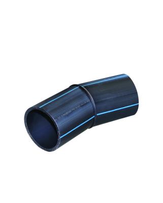 DN125-DN1200 PE80 PE100 PE Fabricated 22.5 Degree Elbow Fittings