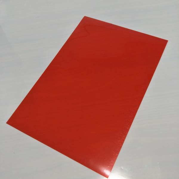 Special Tape Colored Pet Film , Heat Resistance Red Colored Plastic Film