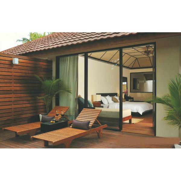 Waterproof WPC Decking Flooring Eco-friendly For Indoor / Outdoor Decoration