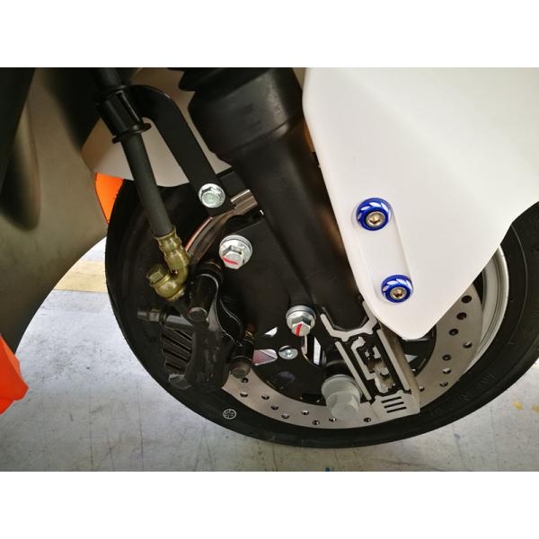 Distancia eléctrica de la gama de la motocicleta/de la vespa los 65km del litio de alta velocidad por carga