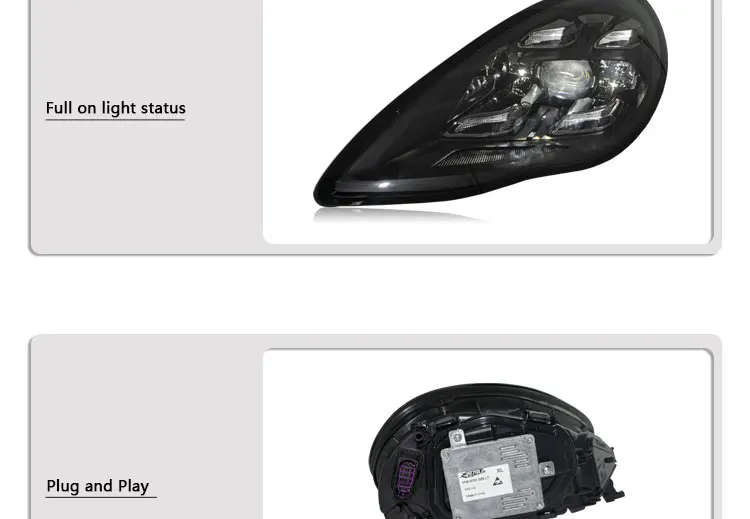 Для Porsche Panamera 970.1/2 Старый на новый 2010-2016 Обновление 2022 Матрицы светодиодные фары