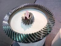 Engrenagem cônica espiral pinhão Power Skiving 18CrNiMo7 aço tipo Gleason