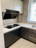Accesorios cajón deslizador gabinete de cocina melamina PET para el apartamento residencia