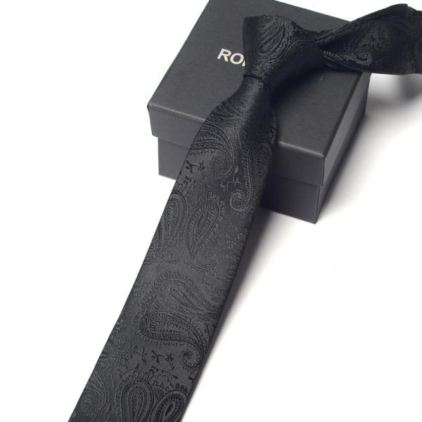 Прочные мужские стройные галстуки для свадебных костюмов тканые шелковые галстуки в изысканной подарочной коробке