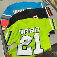Logotipo de jersey personalizado fabricante camisetas de caja secas rápidas de gran tamaño impermeable fútbol baloncesto malla camiseta de fútbol para hombres