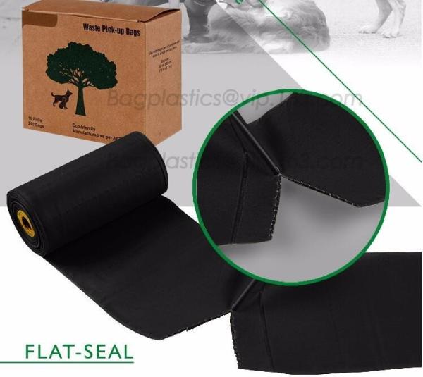 Custom Dog Poop Bag with Dispenser and Leash Clip for doggy waste on Roll, Complete portable pack pooper scooper, poop b
