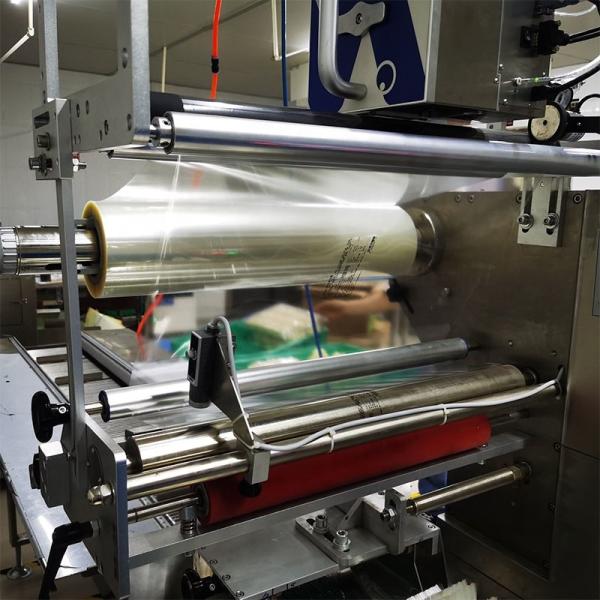 Horizontal Carton Box Packing Machine 600mm 150bags/min Frozen Food