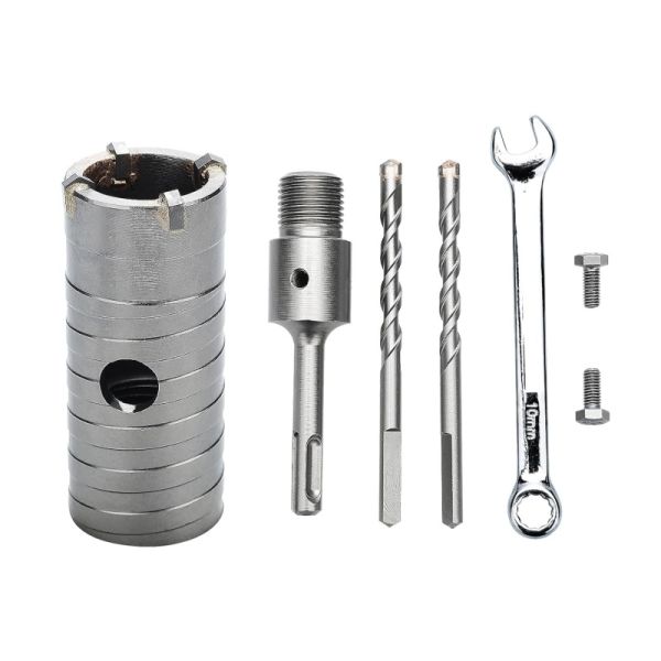 SDS Plus TCT Hole Cutters  210mm 35mm  Wall Hole Saw Kit