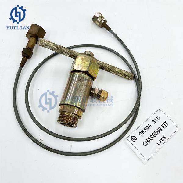OKADA310 Charger Kit Hydraulic Breaker Parts for Machinery Nitrogen Refill Valve Gas Charging Maintenance Charger Kit