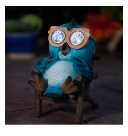 6.5 Inch 1.2V Owl Animal Shaped Solar Garden Lights