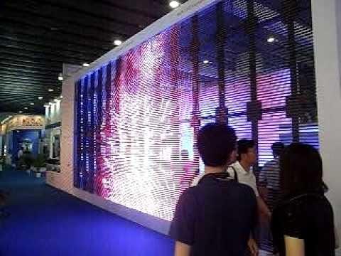 Light Weight Ultra Thin Transparent Led Video Wall With 2 Years Warranty