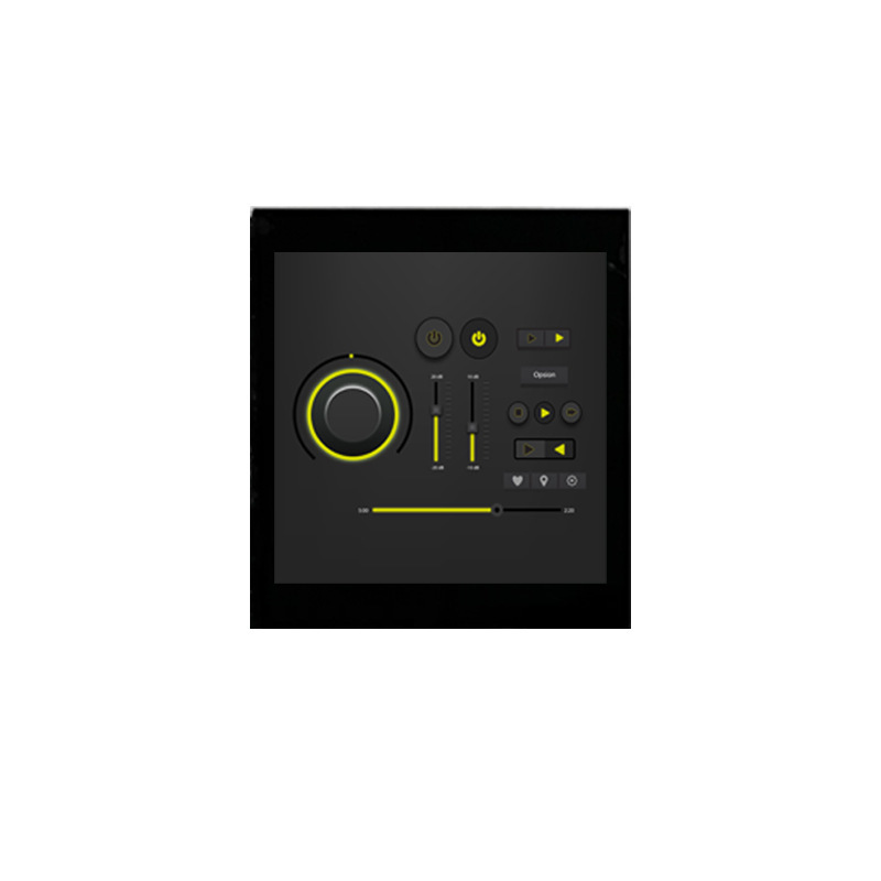 2.7‑inch 320×320 serial screen, RS485 signal interface LCD display module, UART